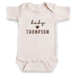 Personalized Baby Name ONESIES® | Custom Baby Shower Embroidery Z55