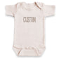 Personalized Text ONESIES® | Custom Embroidered Baby Shower Gift  Z57