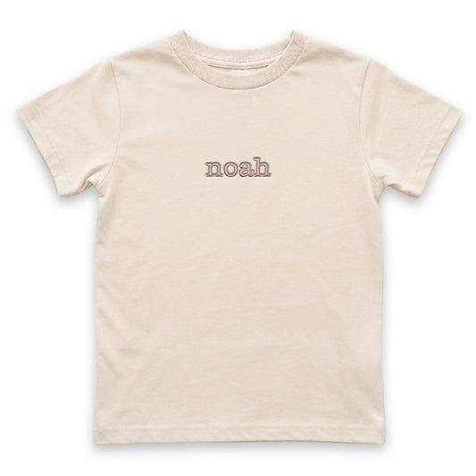 Custom Kids' Name T-Shirt | Personalized Embroidery Z59
