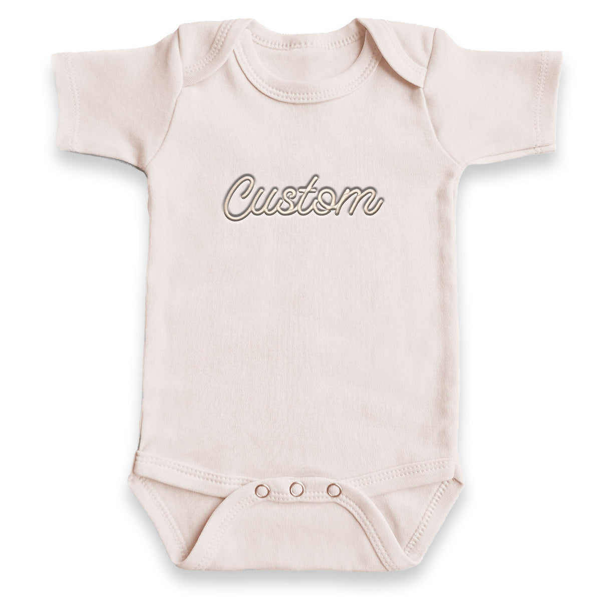 Personalized Text ONESIES® | Custom Embroidered Baby Shower Gift Z5