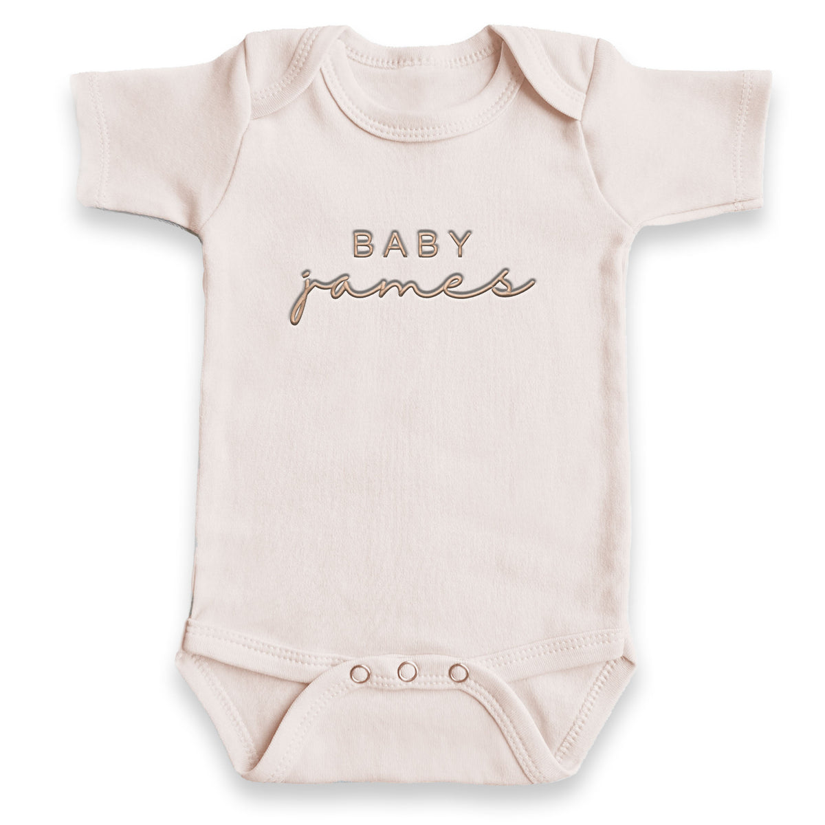 Personalized Baby Name ONESIES® | Custom Embroidered Bodysuit Z63