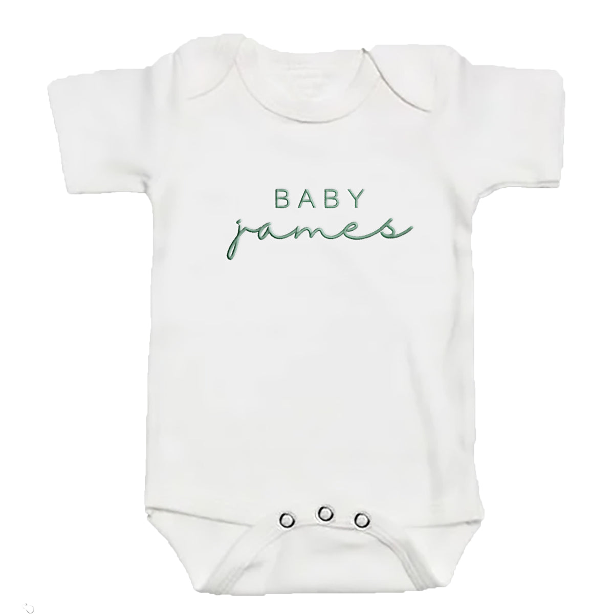 Personalized Baby Name ONESIES® | Custom Embroidered Bodysuit Z63