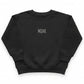 Personalized Name Kid's Crewneck | Custom Minimalist Embroidery Z65
