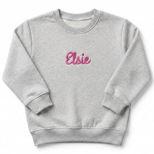 Personalized Name Kid's Sweatshirt | Custom Sweater Embroidery Z83