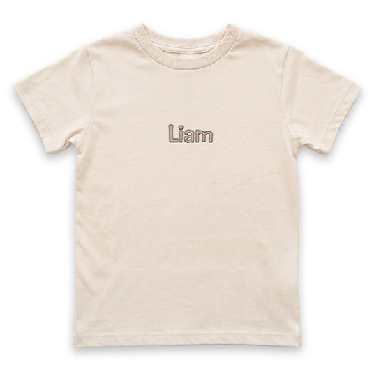 Personalized Name T-Shirt  | Custom Embroidered Toddler & Youth Clothing Z89