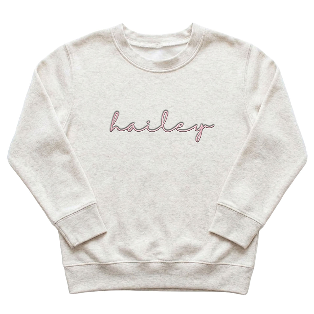 Personalized Name Kid's Sweater | Custom Embroidered Cursive Top Z90