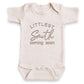 Personalized Littlest One Coming Soon ONESIES® | Custom Name Embroidery Z9