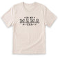 A white t-shirt with the text "IN MY MAMA ERA" printed on it.