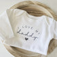 I Love My daddy ONESIES® | Custom Father's Day Embroidery momdad110