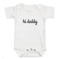 Hi Daddy ONESIES® | Custom Embroidered Father's Day Gift MOMDAD104